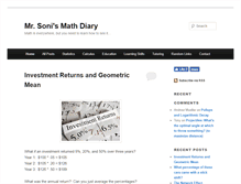 Tablet Screenshot of mathaholic.com